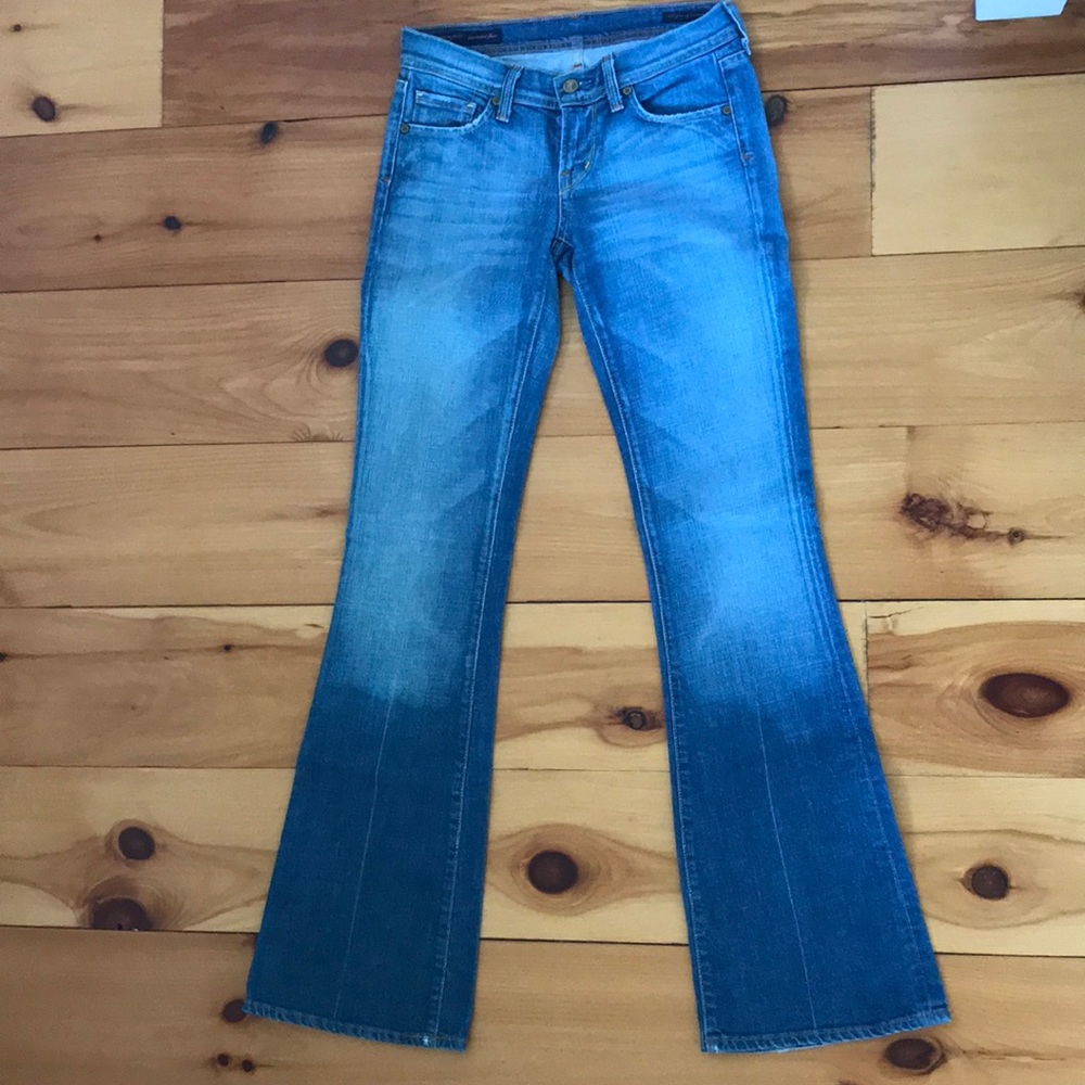 Citizens Of Humanity Mid Blue Flare Jeans